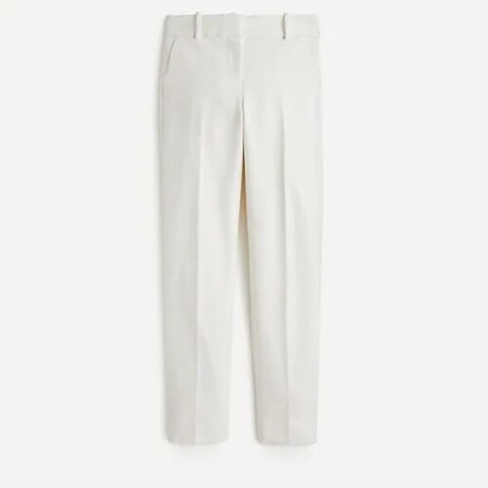 J crew Cameron pant in ivory! Never worn